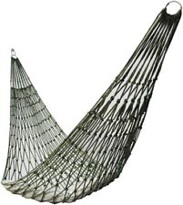 Vintage Military Style Hammock Durable Mesh 8' Stainless Steel Rings  for sale  Shipping to South Africa