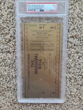 1981 Ronald Reagan Inauguration Inaugural Ball Gold  Ticket PSA 5, used for sale  Shipping to South Africa