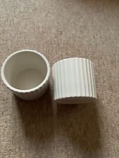 Ceramic cream rippled for sale  Shipping to Ireland