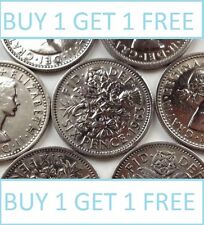 Lucky silver sixpences for sale  BURNTWOOD