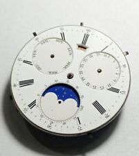 Reloj de bolsillo repetidor de movimiento LECOULTRE calendario facial luna muy raro para piezas segunda mano  Argentina 