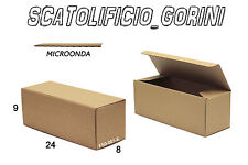 Scatole cartone 24x8x9 usato  Villachiara