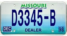 missouri license plate for sale  Fitchburg