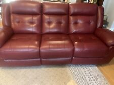 Red leather recliner for sale  Weimar