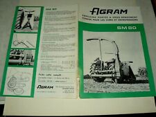 Agram sm80 tractor d'occasion  Expédié en Belgium
