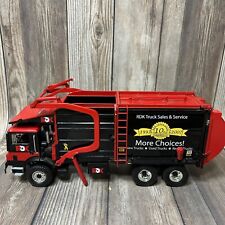 CUSTOM Vintage 2002 First Gear Front Loader Red Garbage Truck, used for sale  Shipping to South Africa