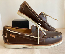 Used, Sebago Docksides Leather Brown Mens Size 8M Boat Deck Shoes Loafers Moccasin New for sale  Shipping to South Africa