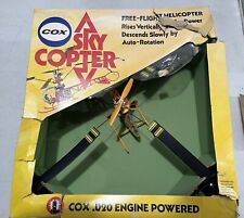 Brinquedo helicóptero vintage Cox Sky Copter .020 movido a gás com caixa e kit inicial 330 comprar usado  Enviando para Brazil