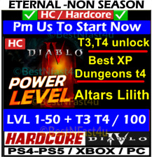 ☑️ HARDCORE ETERNO NÃO TEMPORADA Nível de Potência HC D4💥DIABLO 4 XP BOOST Nivelamento T4 comprar usado  Enviando para Brazil