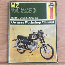 MZ 150 & 250 Haynes Workshop Manual 1969 on VG for sale  Shipping to South Africa