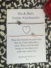 Fertility wish bracelets for sale  ATTLEBOROUGH