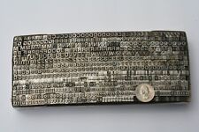 18pt.letterpress type metal for sale  Ludlow
