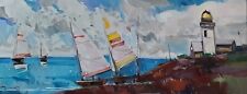 painting oil sailboat for sale  Tucson