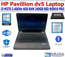 PORTÁTIL HP PAVILLION dv5 i3-M370 2.40GHZ 4GB RAM 240GB SSD WIN10 PRO segunda mano  Embacar hacia Argentina