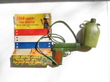 Pistola de agua de juguete vintage Cong Buster con tanque de cantimplora embalaje años 60, usado segunda mano  Embacar hacia Argentina
