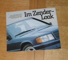 Zender brochure 1985 for sale  FAREHAM