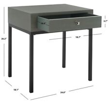 parsons end table black for sale  Whitestown