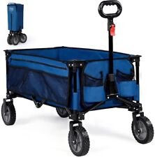 Blue folding cart for sale  SALFORD