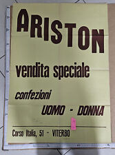 Manifesto ariston corso usato  Viterbo
