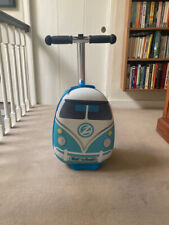 Used, zinc flyte scooter case - kids fun luggage with foldable scooter for sale  BRISTOL