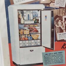 1937 Westinghouse Refrigerator Advertisement Single Door Vintage Kitchen  segunda mano  Embacar hacia Argentina