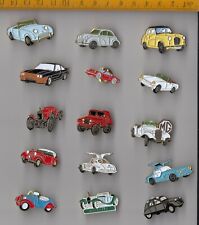 CAR LOGO pin badges Rover Ferrari Volvo Seat Saab Toyota Lexus Mitsubishi Motors, used for sale  Shipping to South Africa