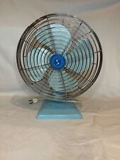 Vintage Superior Electric Products Metal Table Fan BABY BLUE Model 1000 WORKS for sale  Shipping to South Africa