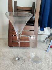 Glass martini glass for sale  MIDDLESBROUGH