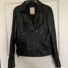 Lederjacke bikerstil esprit gebraucht kaufen  Hamburg