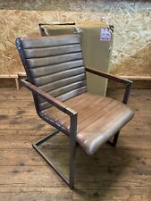 Nkuku Wamma Leather Desk Chair £595 - New for sale  Shipping to South Africa