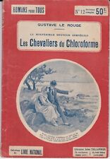 Chevaliers chloroforme gustave d'occasion  Paris XV