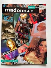 MADONNA MAIORES SUCESSOS ATÉ AGORA (LIVRO DE MÚSICAS PARA PIANO, VOCAL, GUITARRA, 1999) comprar usado  Enviando para Brazil