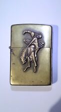Vintage brass zippo for sale  Shipping to Ireland