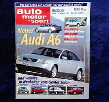 AMS 5.1997  Audi A6 ( C5), Mercedes M-Klasse, BMW 528i Touring, Fiat Coupe 20V T, używany na sprzedaż  Wysyłka do Poland