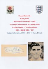Duncan edwards manchester for sale  MARCH