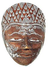 Scultura maschera viso usato  Verduno