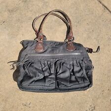 MZ WALLACE Grey Baby Jane Nylon Purse Satchel Shoulder Bag, used for sale  Shipping to South Africa