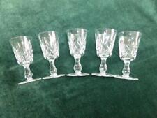 Crystal liqueur glasses for sale  PERTH