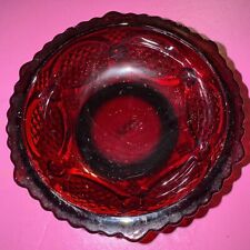 dish glass red bowl for sale  Pinson