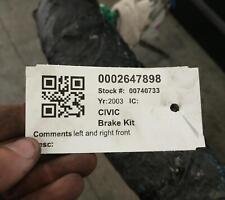 Civic brake kit for sale  SKELMERSDALE