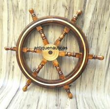 Brass wooden nautical for sale  Jamaica