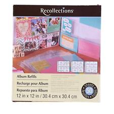 Recollections 12x12 Scrapbook Album Refill Pages 50 Sheets 3 Styles Open Box for sale  Shipping to South Africa
