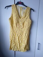 Yellow floral dress for sale  WEDNESBURY