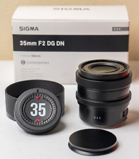 [Estado perfeito] [Modelo dos EUA] - SIGMA 35mm F/2 DG DN Contemporâneo (Sony-E) com Tampa Magnética, usado comprar usado  Enviando para Brazil