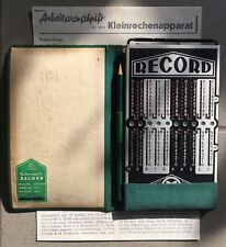 Record rechenapparat rechenmas gebraucht kaufen  Dresden