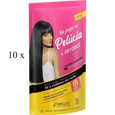 10 bolsas x 180g Se joga no pelucia e arasa cabelo embelleze Henê pelucia média comprar usado  Brasil 