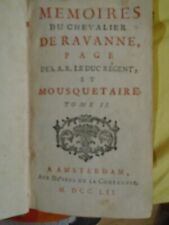 Memoires chevalier ravanne.175 d'occasion  Auxonne