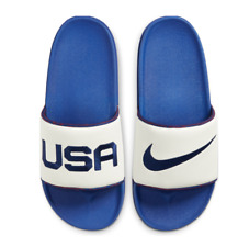 Usado, Sandalias para hombre Nike OffCourt Slides USA SE azul blanco rojo DA2586 100 fuera de la cancha segunda mano  Embacar hacia Argentina