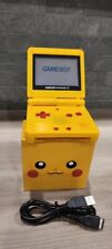 Nintendo Gameboy Advance SP Pikachu Pokémon Reshell *Tela de vidro e bateria nova* comprar usado  Enviando para Brazil