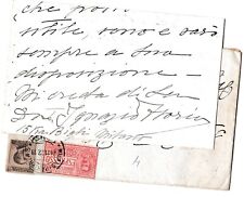 Lettera autografa ignazio usato  Livorno